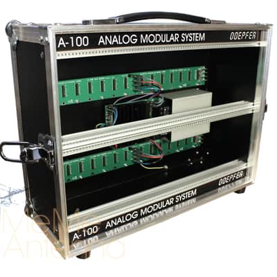 Doepfer A-100P6 Suitcase Black (PSU3) Eurorack Case image 1