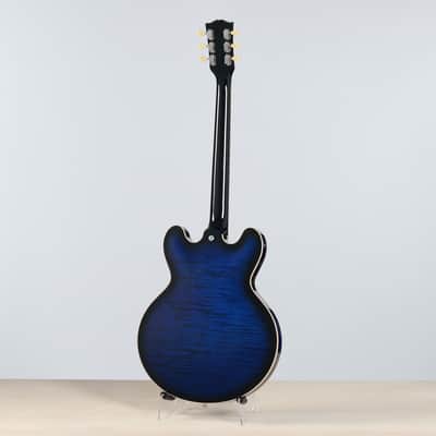 Gibson ES-335 Figured, Deep Ocean Burst | Demo image 4