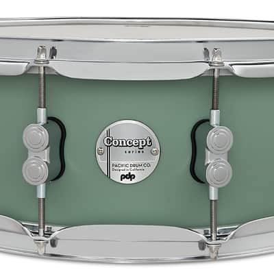 PDP Concept Maple 5.5x14" Snare Drum – Satin Seafoam - PDCM5514SSSF image 1
