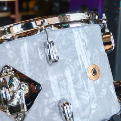 Slingerland Radio King 3pc Drum Set - "White Marine Pearl" image 6