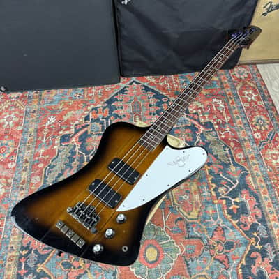 Greco TB75 Thunderbird Bass Fujigen Gibson Pickups Flatwounds 1988 - MOD image 3
