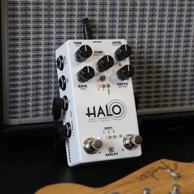 Keeley Halo Andy Timmons Dual Echo Delay Pedal "Glow in the Dark"- Exclusive Moonglow Custom Shop Edition image 4