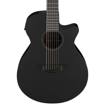 Ibanez AEG721 7-String Acoustic-Electric Guitar - Black Out image 1