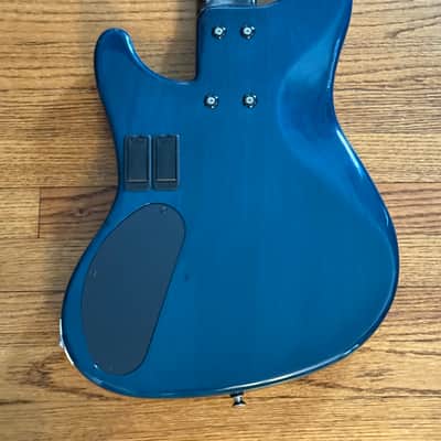 Status T-Bass Aqua Blue sunburst bolt on 5 string 2021 - Aqua Blue Sunburst image 13