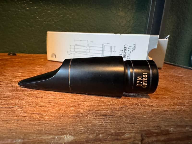 D'Addario MKS-D7M Select Jazz Tenor Saxophone Mouthpiece - D7M 2010s - Black image 1