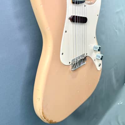 Fender Musicmaster *Clay Dot, Slab Board* 1960 - Desert Sand image 11