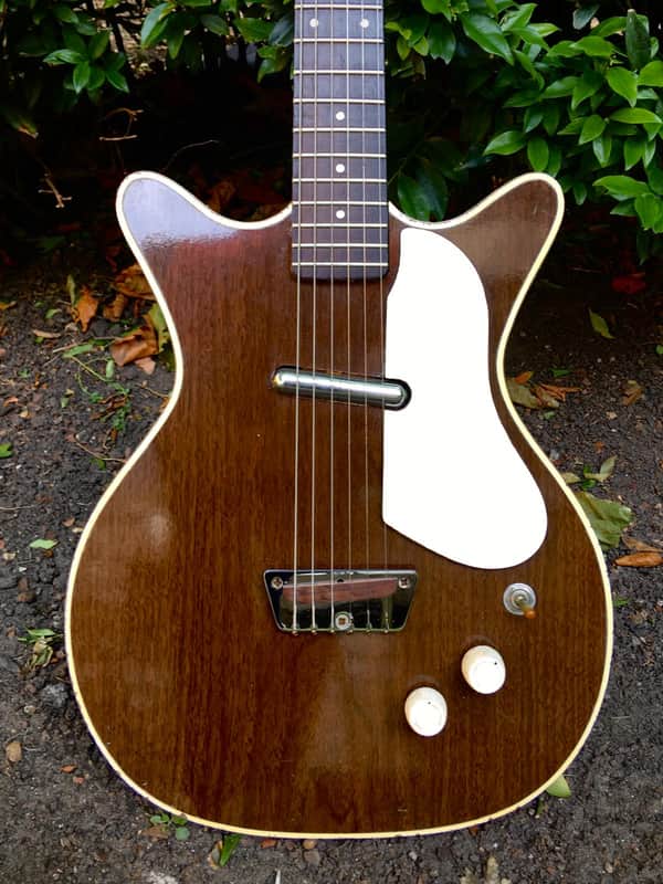Danelectro Deluxe DC model JIMMY PAGE LED ZEPPELIN 1959 - Walnut image 1