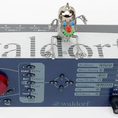 Waldorf Micro Q Synthesizer Rack Blue + Neuwertig + 1,5 Jahre Garantie image 6