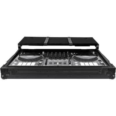 Pioneer DJ DDJ-FLX10 4-Deck DJ Controller with Headliner HL10013 All-Black Rolling Flight Case image 8