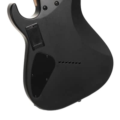 Cort KX507MS-NBB KX Series Pale Moon Ebony Top Mahogany Body Maple & Purple Heart 5-Ply Laminated Neck 7-String Multiscale Electric Guitar image 2