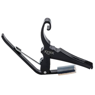 Kyser KG6B Quick-Change Acoustic Capo (Black) - Capo image 1