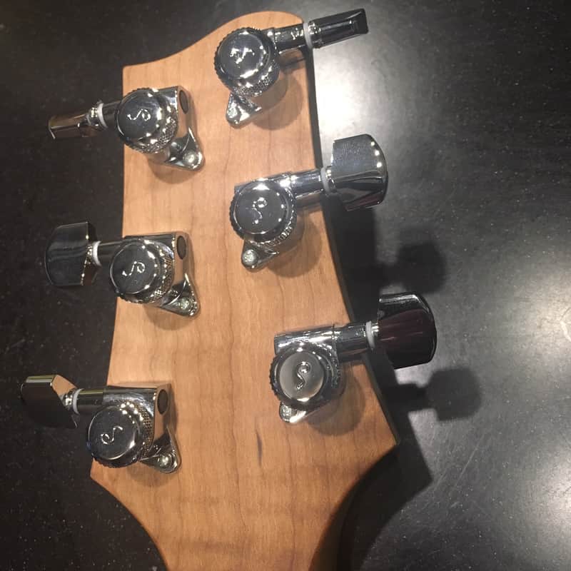 Warmoth VIP, PRS Style guitar. Flame. Lindy Fralin PAF Pickups