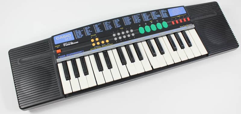 Casio SA 21 PCM Synthesizer Mini Battery Operated Keyboard Lo Fi image 1