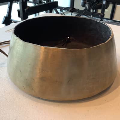 Anonymous Brass Hammered Gong 1960s 9” - #419 image 8