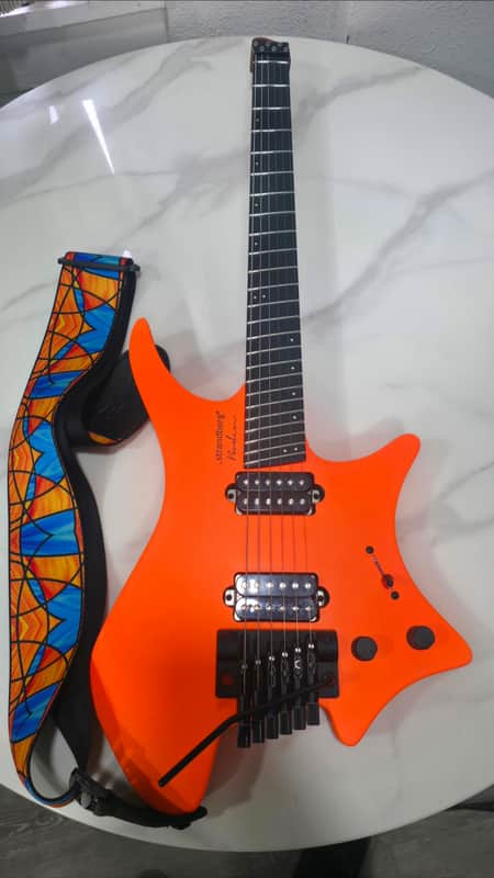 Strandberg Guitars Limited Edition Boden Standard NX 6 Tremolo 2024 - Present - Neon Orange image 1