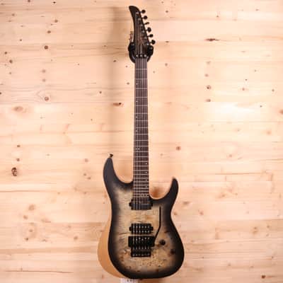 Schecter Reaper-6 FR S- Ebony Fingerboard, Satin Charcoal Burst image 2