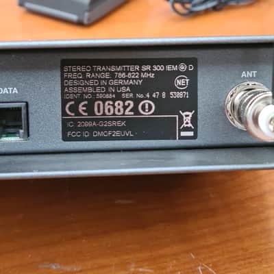 Sennheiser Sennheiser EW 300 IEM G2 SR 300 + EK 300 Stereo UHF 786-822MHz Rack image 15