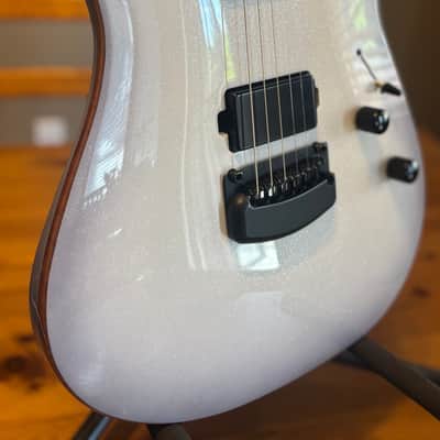 Ernie Ball Music Man Sabre HT with Maple Fretboard 2023 - 2024 Snowy Night image 7