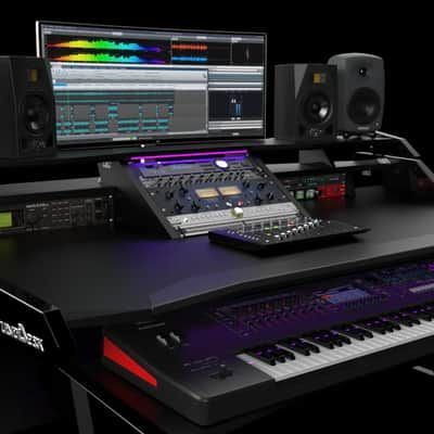 studio desk Dominator Series Workstation 2020's - Black High Gloss image 15
