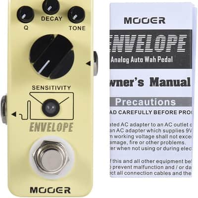 Mooer MAW2 Envelope Analogue Wah Pedal, Cream White image 6
