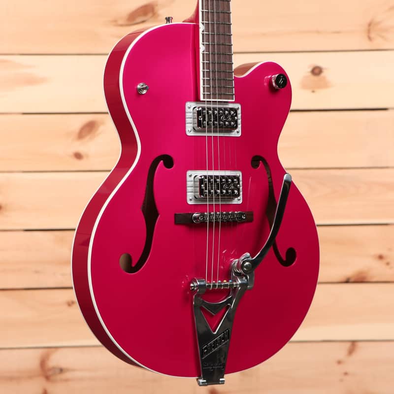 Gretsch G6120T-HR Brian Setzer Signature Hot Rod Hollow Body - Candy Magenta - JT22072742 image 1