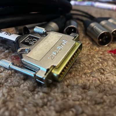 Jumperz DB25 to XLR-M 15’ foot cable snake image 2