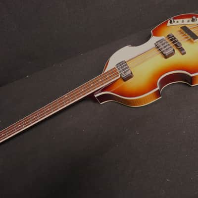 B STOCK Hofner HCT-500/1-SB Contemporary Series VIOLIN Beatle Bass Brown Sunburst Vintage Look.. image 2