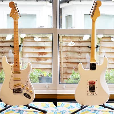 Hendrix reverse neck Stratocaster Olympic white 1 off custom model image 1