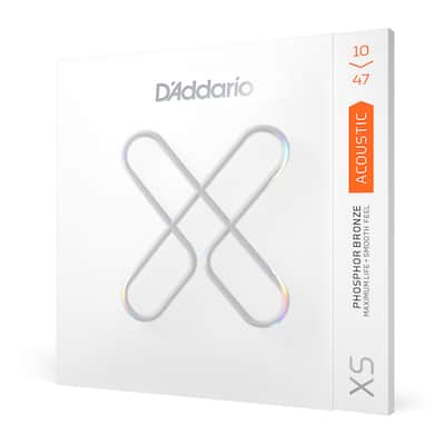 D'Addario XS Coated Phospher Bronze Acoustic Guitar Strings, 10-47 Extra Light image 3