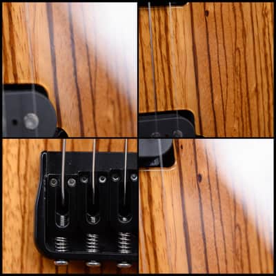 ESP USA Custom Shop M-II HT Zebra Wood Top Natural 2020 w/OHSC image 12