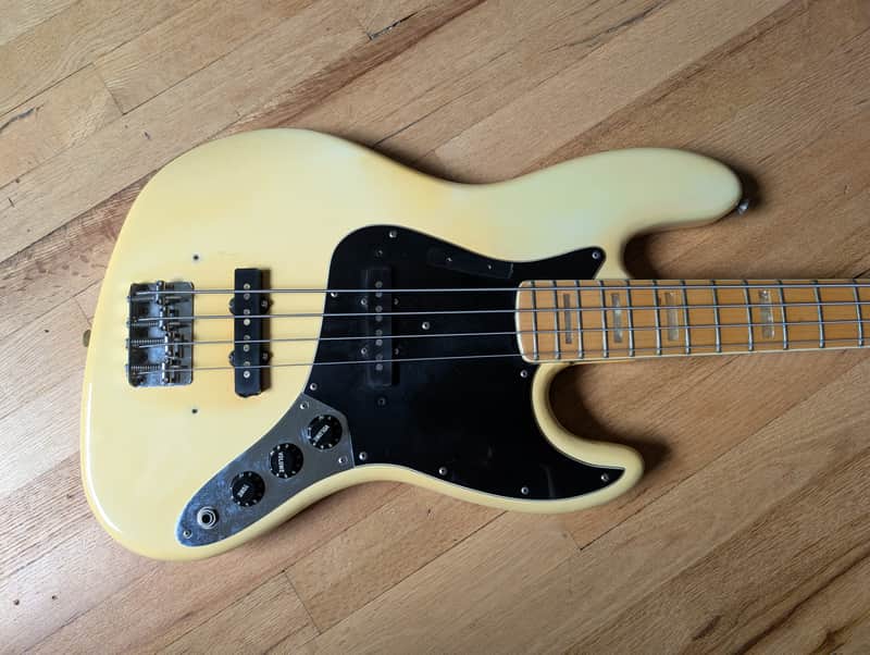 Fender Jazz Bass 1977 - Olympic White image 1