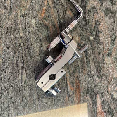 Pearl PPS37 Multi-Angle L Arm Cowbell Holder with Quick Release Bracket 2010s - Chrome image 2