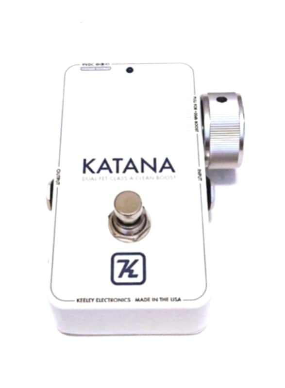 Keeley Katana Clean Boost V2 - Throwback White Edition - In Box image 1