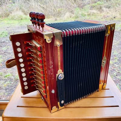 Bon Temps Cajun Accordion - Key of C - Built by Antoine Falcon - Rare image 1