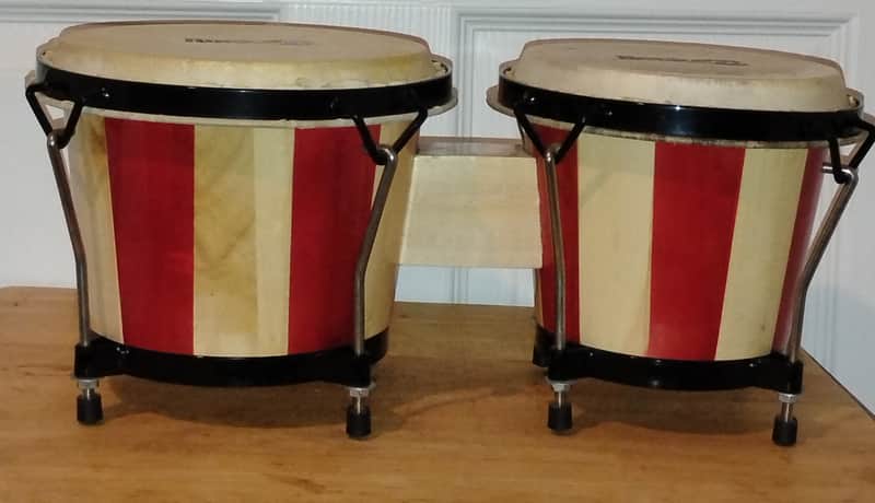 rockjam 7″ and 8″ Bongo Drum Set image 1