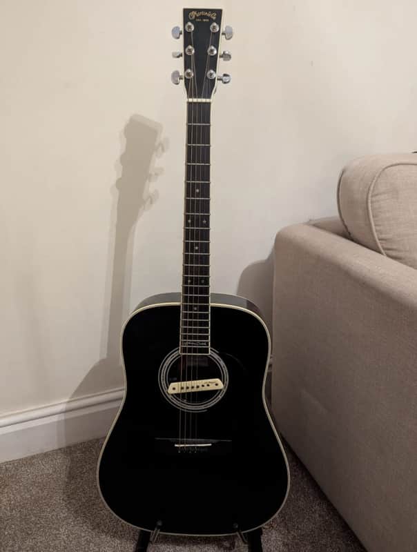 Martin D-35 Johnny Cash 2009 - Present - Black image 1