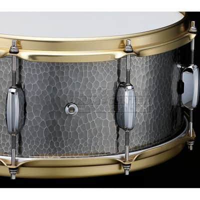 Tama Star Reserve Hand Hammered Aluminum 14x6.5 Snare Drum image 2