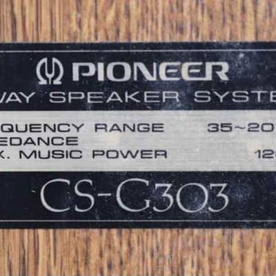 Pioneer CS-G303 1981 - Walnut veneer image 2