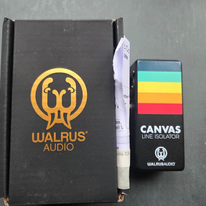 2025 – Present Walrus Audio Canvas Nano Line Isolator Black