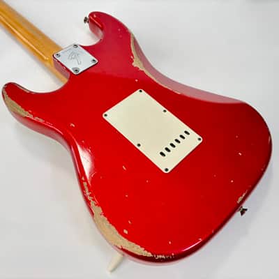 Fender Stratocaster 66 Relic Masterbuilt Dennis Galuszka Custom Shop 2014 Chrome Red image 16