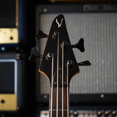 Vantage Bass PJ 330BG 1980's - Trans Green Vintage Korean made image 6