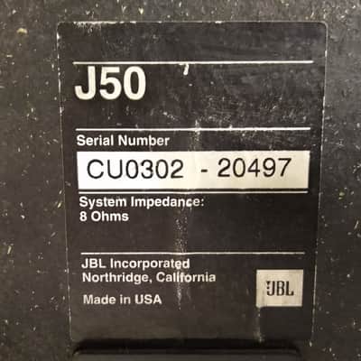 JBL J50 Bookshelf Speakers image 4