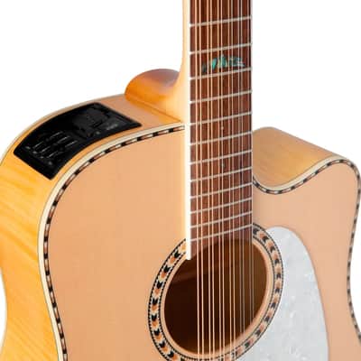 Takamine GD74CE 12-String Dreadnought Acoustic-Electric Guitar, Spruce Top image 4