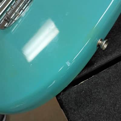 1966 Fender Mustang Guitar Daphne Blue w/ Rosewood Fretboard image 5