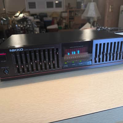 Vintage Nikko EQ100 Stereo Graphic Equalizer 10 Band Full Fresh Service Rare🔥 image 3