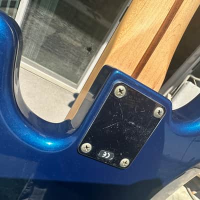 Video! Custom Fender Standard Precision Bass Blue image 15