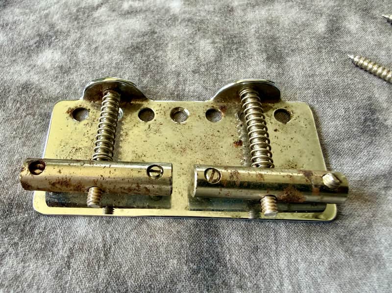 Fender Telecaster Bass bridge 1968-1971 - Steel image 1