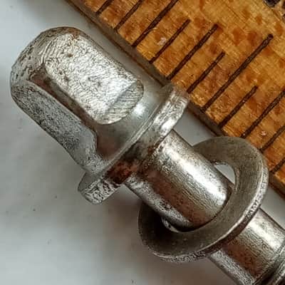 Leedy&Ludwig 1.5" 12-24 Thin-Head Nickel T-Rod Snare/Tom Drum Tension Vintage50s image 2