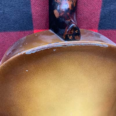 1929 National Triolian Resophonic Guitar Walnut Sunburst image 12