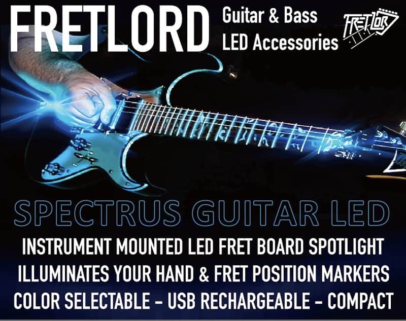 FRETLORD SPECTRUS GUITAR LED FRET BOARD SPOT LIGHT image 1